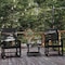 Flash Furniture Black Portable Folding Adirondack Side Table LE-HMP-2012-1620H-BK-GG - alternate 3